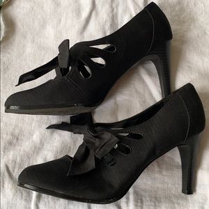 Ann Marino Vintage Style Black Heels 10